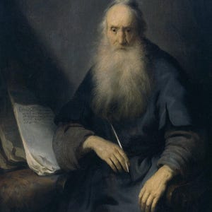 ヤン・リーフェンス：使徒パウロ（1629年）ギャラリーラップまたは額装されたジクレー壁掛けアートプリント（デジタルリマスター版）（D6050）
