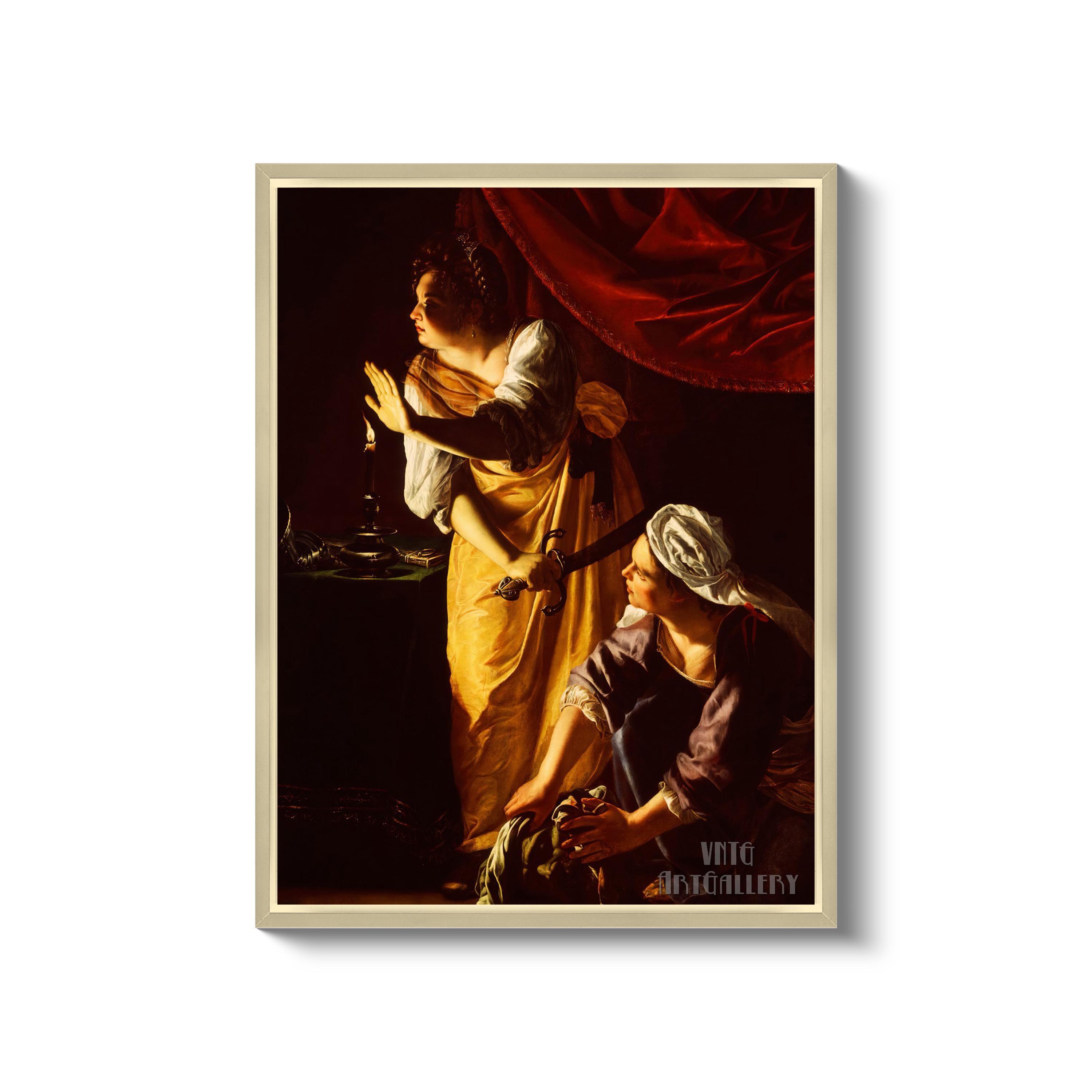 Artemisia Gentileschi : Judith and Maidservant & Head of