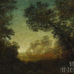 Ralph Albert Blakelock : The Vista (c.1890) Canvas Gallery Wrapped or Framed Giclee Wall Art Print Digitally Remastered (D4060)
