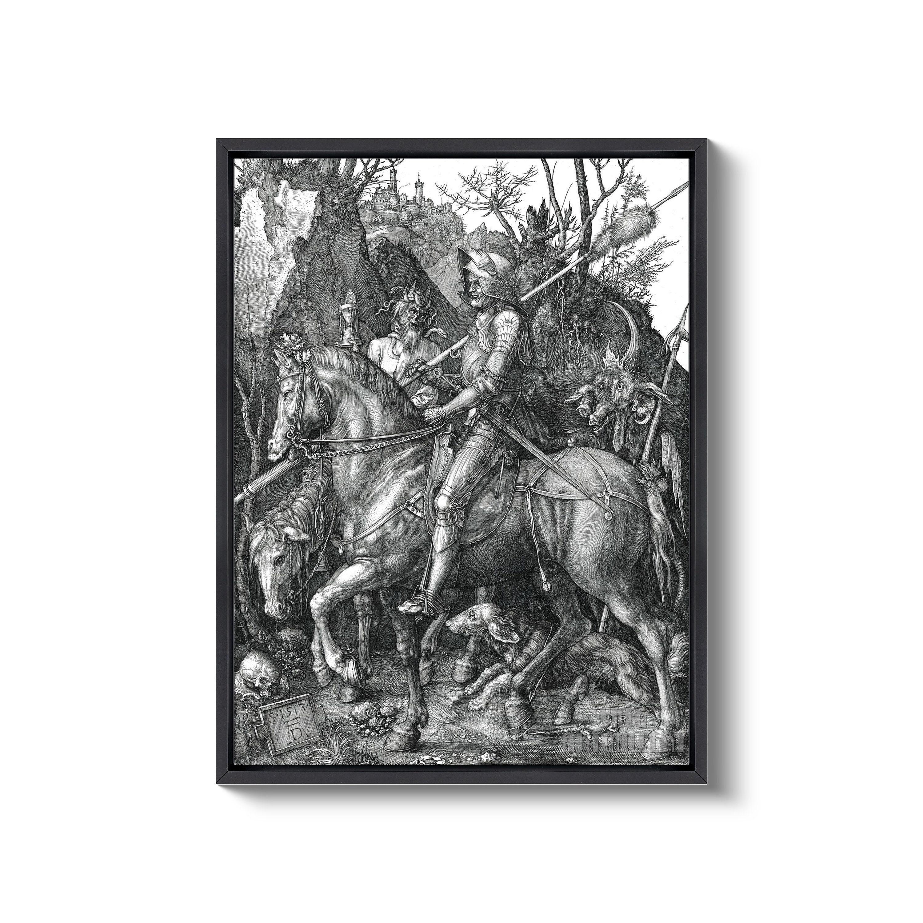 Albrecht Durer : the Knight Death and the Devil (1513) Canvas Gallery ...