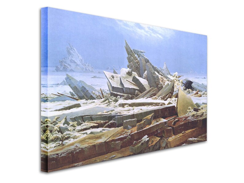The Sea Of Ice Caspar David Friedrich Analysis www.etsy.com
