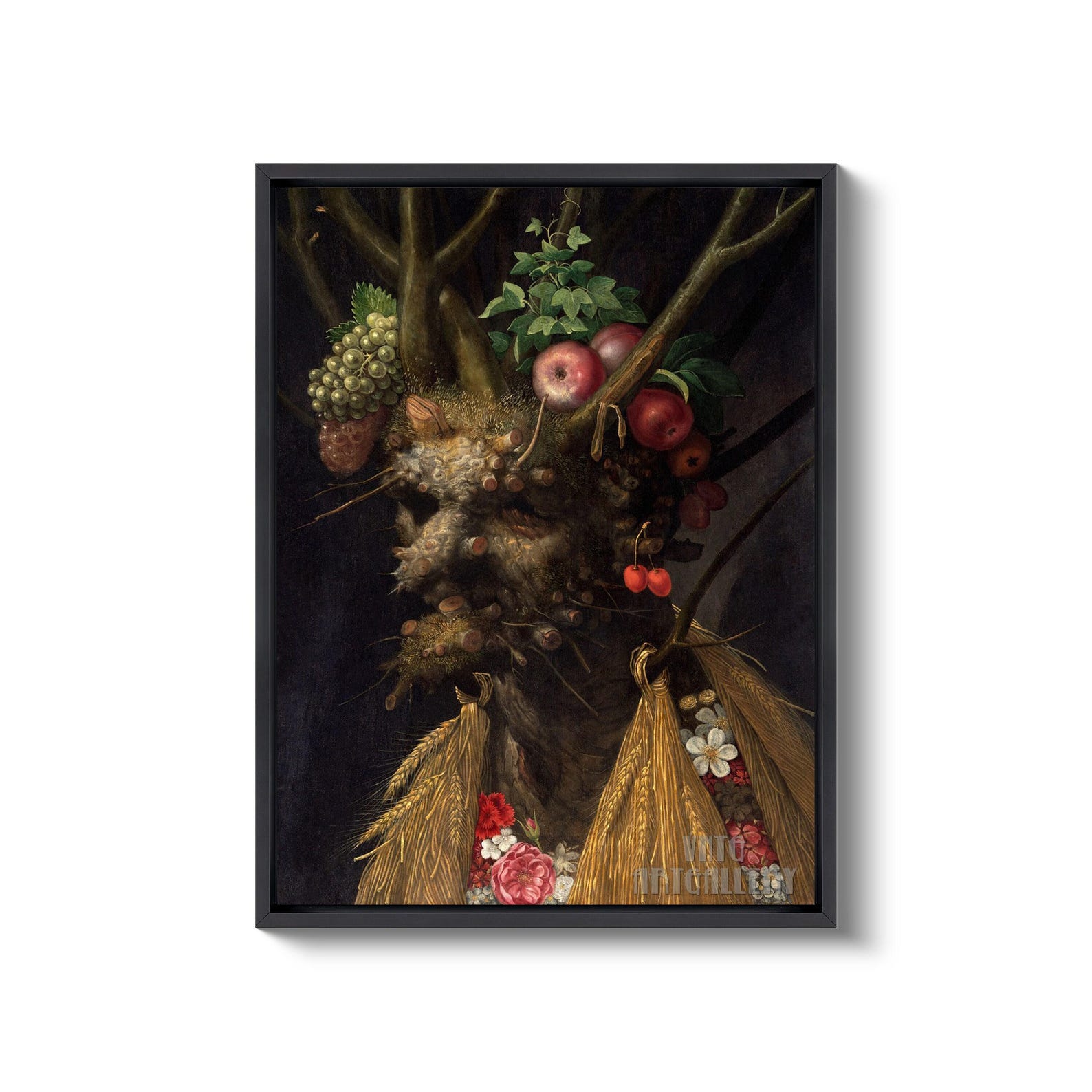 Giuseppe Arcimboldo : Four Seasons in One Head (1590) Canvas Gallery ...