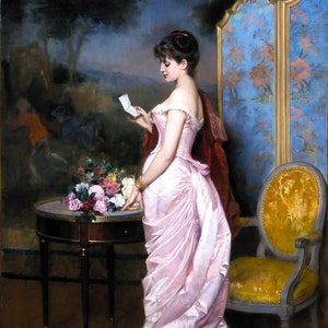 Auguste Toulmouche : the Love Letter 1883 Canvas Gallery Etsy Auguste Toulmouche : the Love Letter 1883 Canvas Gallery Etsy