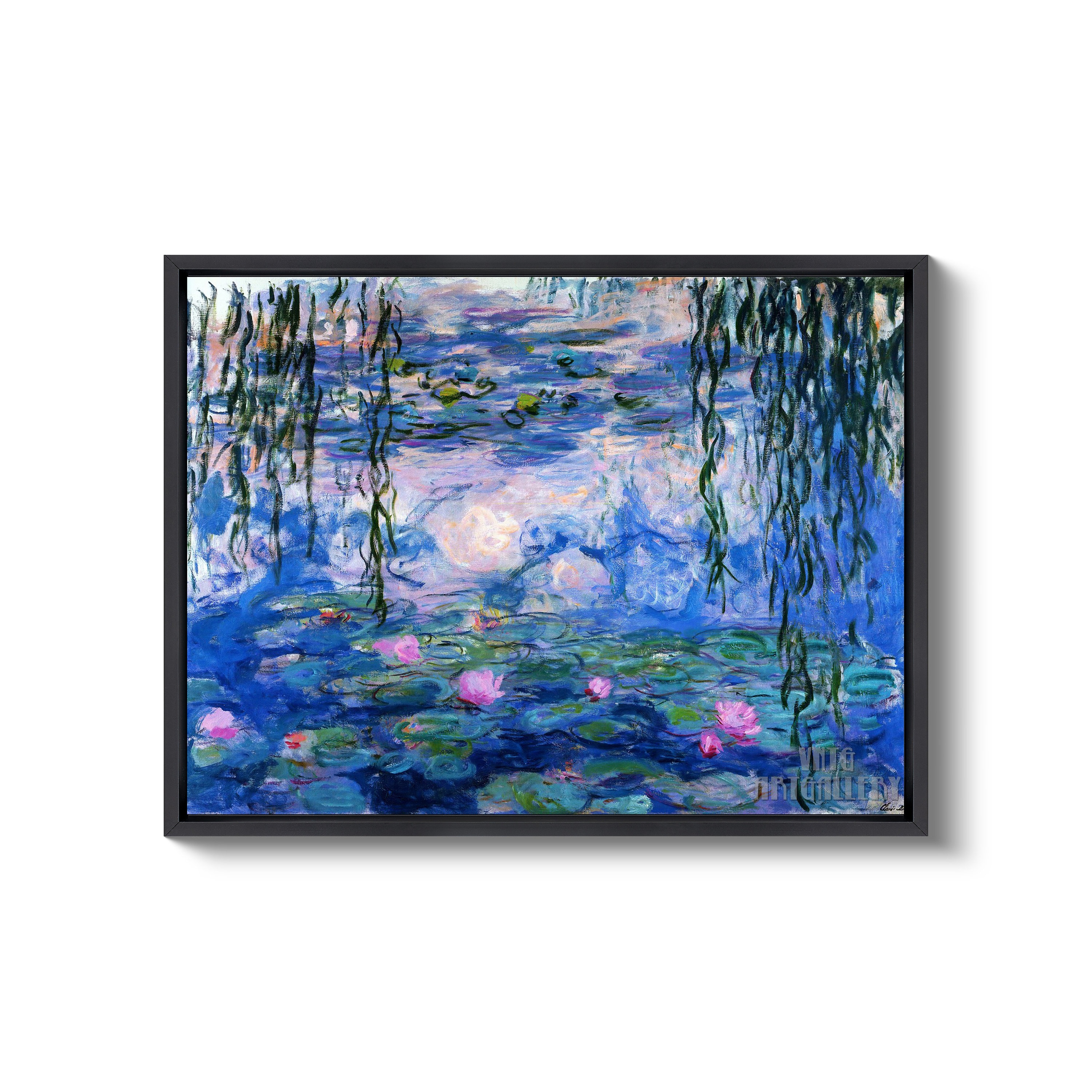 Claude Monet : Water Lilies Nympheas 1919 Canvas Gallery Wrapped