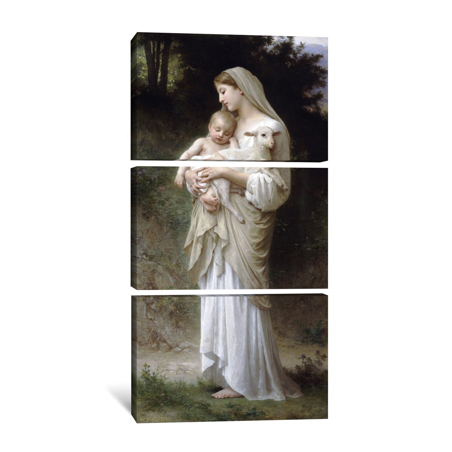 William-adolphe Bouguereau : Innocence 1893 Canvas Gallery | Etsy