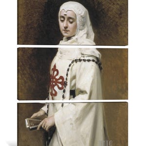 Raimundo Madrazo : Portrait of María Guerrero in Doña Inés (1891 ...