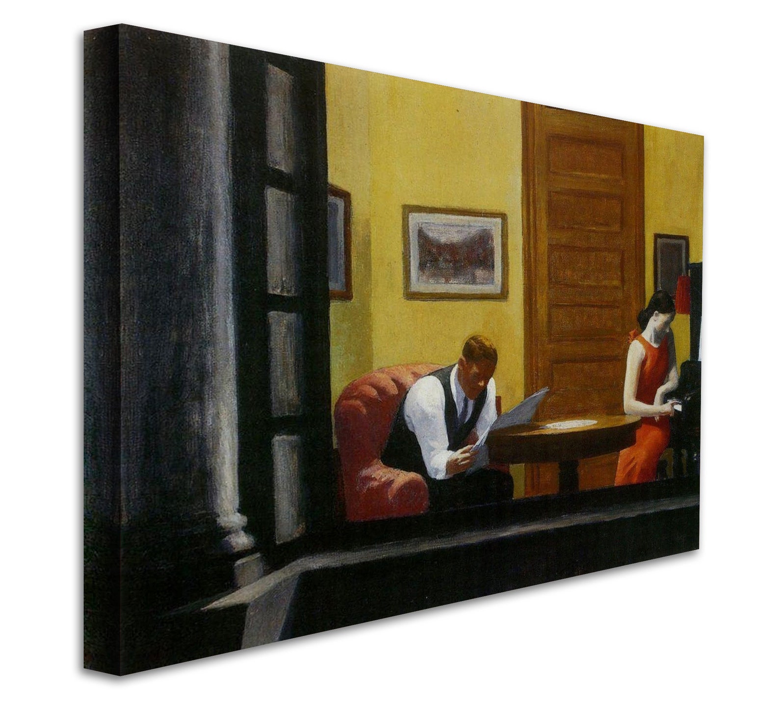 Edward Hopper Chambre à New York 1932 Canvas Gallery | Etsy