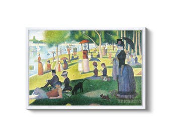 ジョルジュ・スーラ：グランド・ジャット島の日曜日の午後（1884年