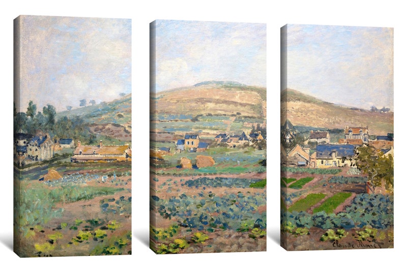 Claude Monet : the Mount Riboudet in Rouen at Spring 1872 - Etsy