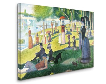 ジョルジュ・スーラ：グランド・ジャット島の日曜日の午後（1884年