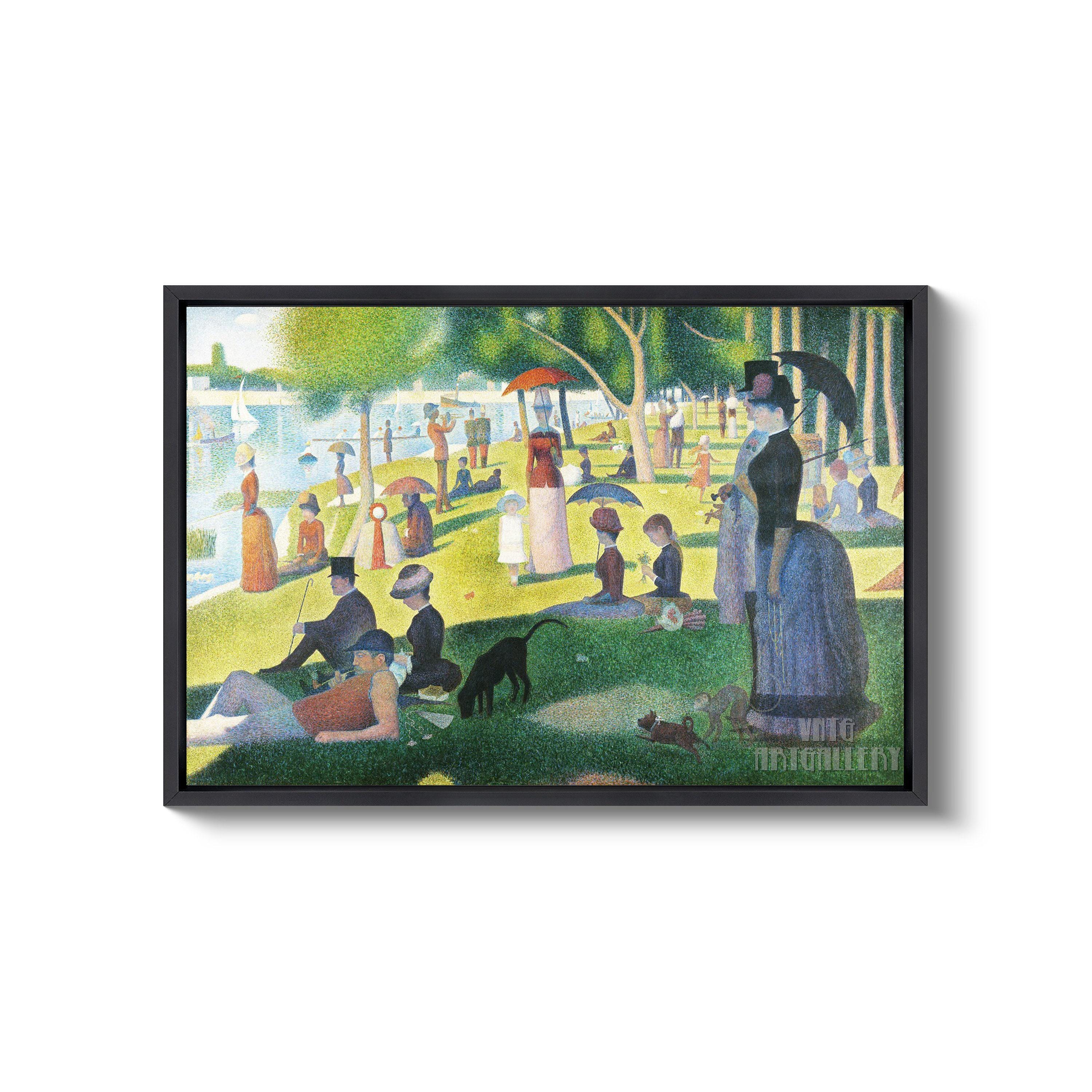 ジョルジュ・スーラ：グランド・ジャット島の日曜日の午後（1884年