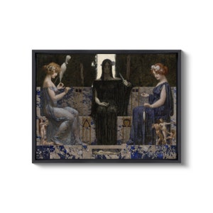 Alexander Rothaug : the Three Fates (1910) Canvas Gallery Wrapped or ...