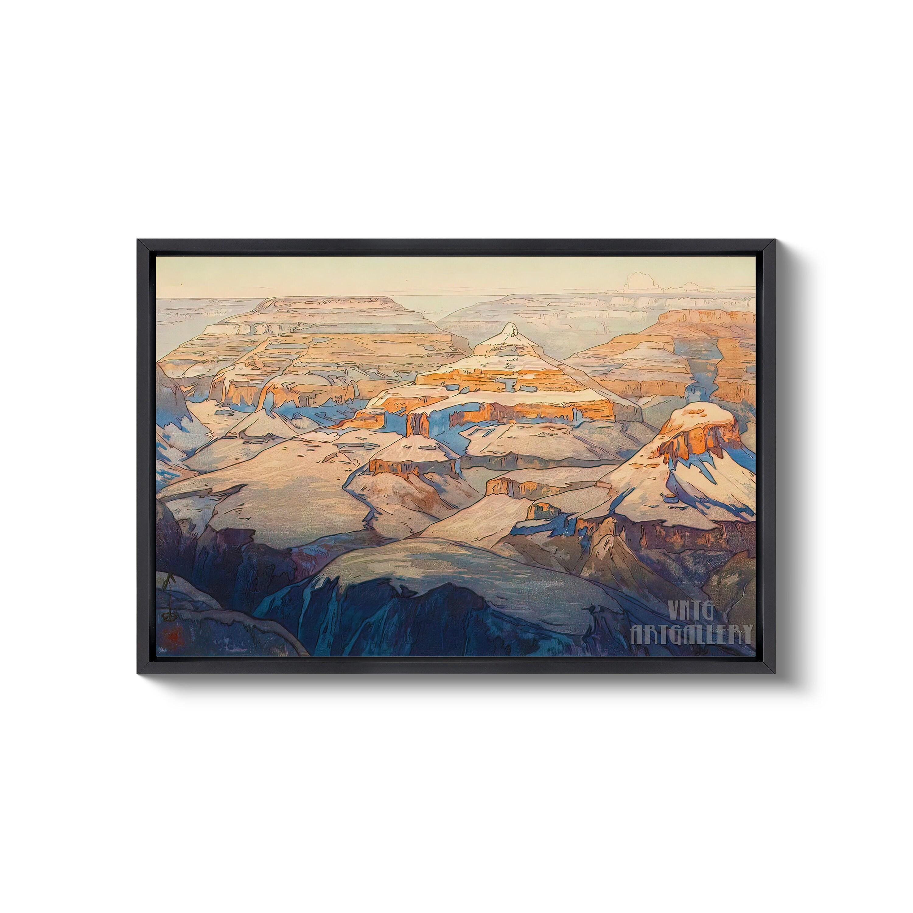 魅力的な Hiroshi Yoshida : Wrapped Gallery Canvas (1925) Canyon Grand ミュージシャン