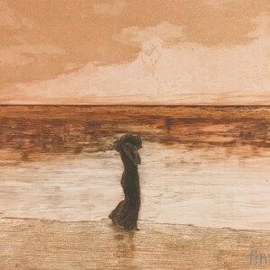 Max Klinger : Abandoned (1898) Canvas Gallery Wrapped or Framed Giclee Wall Art Print Digitally Remastered (D4060)