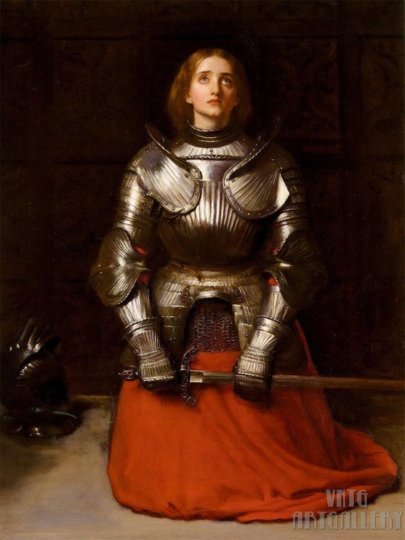 ジョン・エヴァレット・ミレー:ジャンヌ・ダルク(1865年 ジョン・エヴァレット・ミレー:ジャンヌ・ダルク(1865年