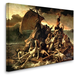 Théodore Géricault : the Raft of the Medusa 18181819 Canvas Gallery ...