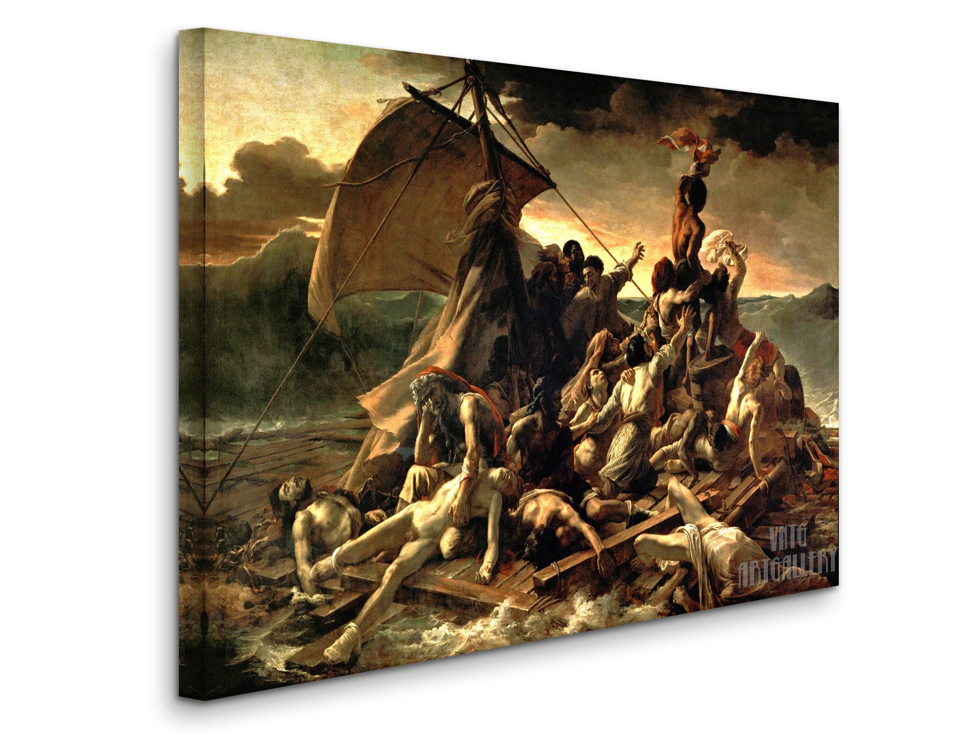 Théodore Géricault : the Raft of the Medusa 18181819 Canvas - Etsy