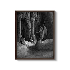 Gustave Doré : Paradise Lost (1894) Gallery Wrapped or Framed Giclee ...