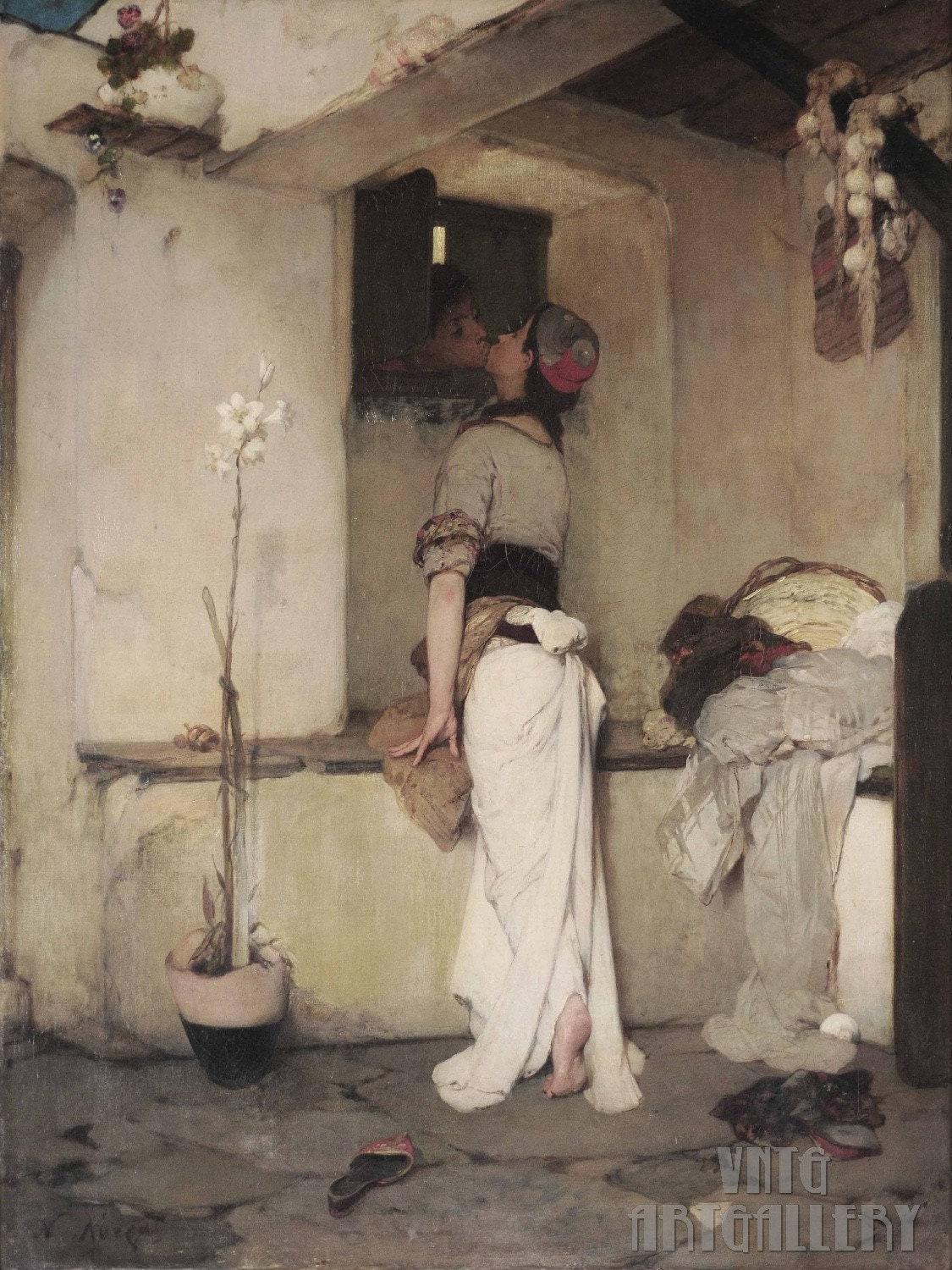 現在開催中のキャンペーン＆お得情報 : Nikephoros Lytras the Gallery Canvas 1878) (before Kiss 絵画