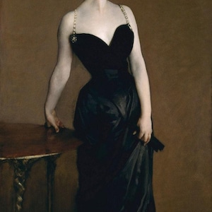 John Singer Sargent : Madame X (Madame Pierre Gautreau) (1884) Impression giclée d&#39;art murale sur toile tendue ou encadrée (D6030)