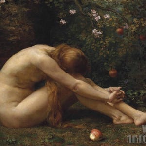 Anna Lea Merritt - Eve (1885) Leinwand Galerie gerahmt Giclee Wandkunst Druck digital remastered (D4060)