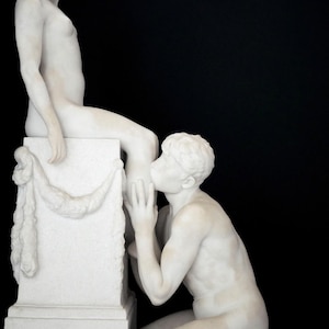 Stephan Sinding : Adoration (1903) Canvas Gallery Wrapped Giclee Wall Art Print Digitally Remastered (D6040)