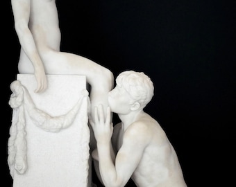 Stephan Sinding : Adoration (1903) Canvas Gallery Wrapped Giclee Wall Art Print Digitally Remastered (D6040)