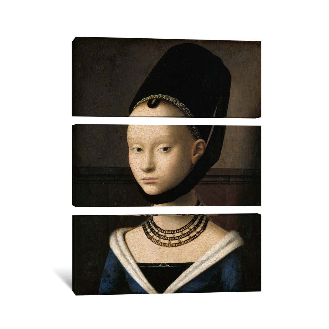 Petrus Christus : Portrait of a Young Woman 1470 Canvas - Etsy