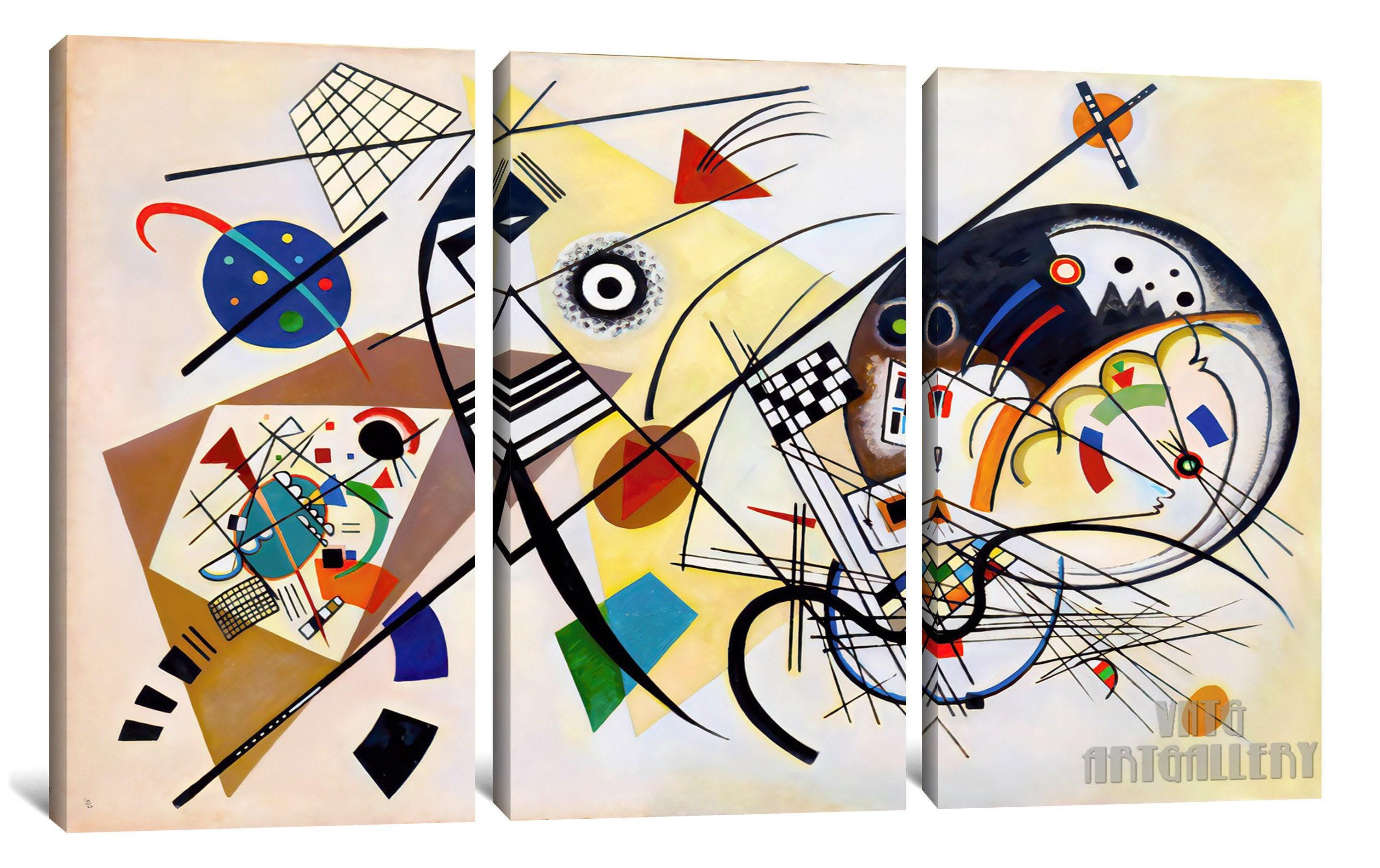 Wassily Kandinsky : Transverse Line (1923) Canvas Gallery