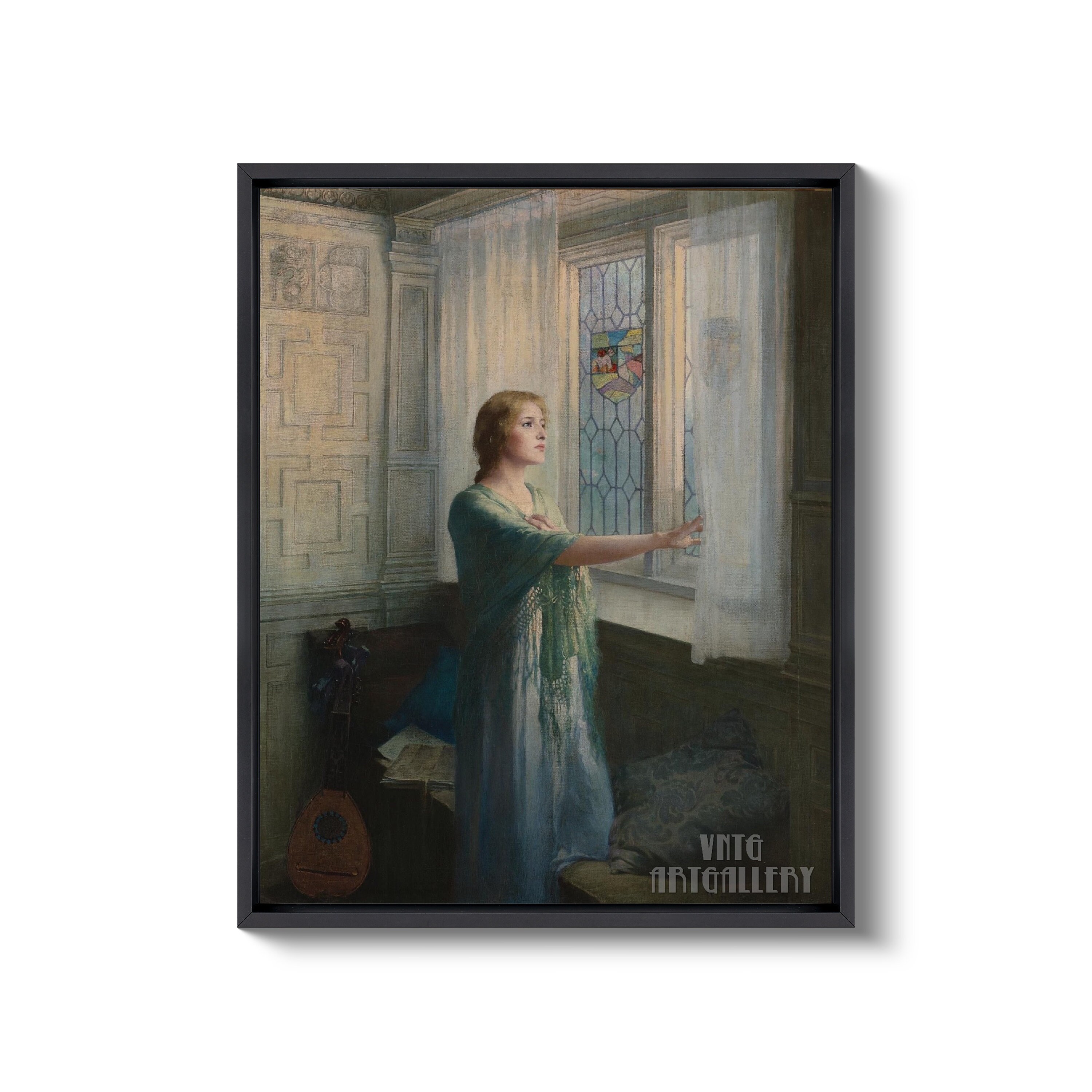 William Ladd Taylor : Awaiting His Return 1899 Canvas - Etsy