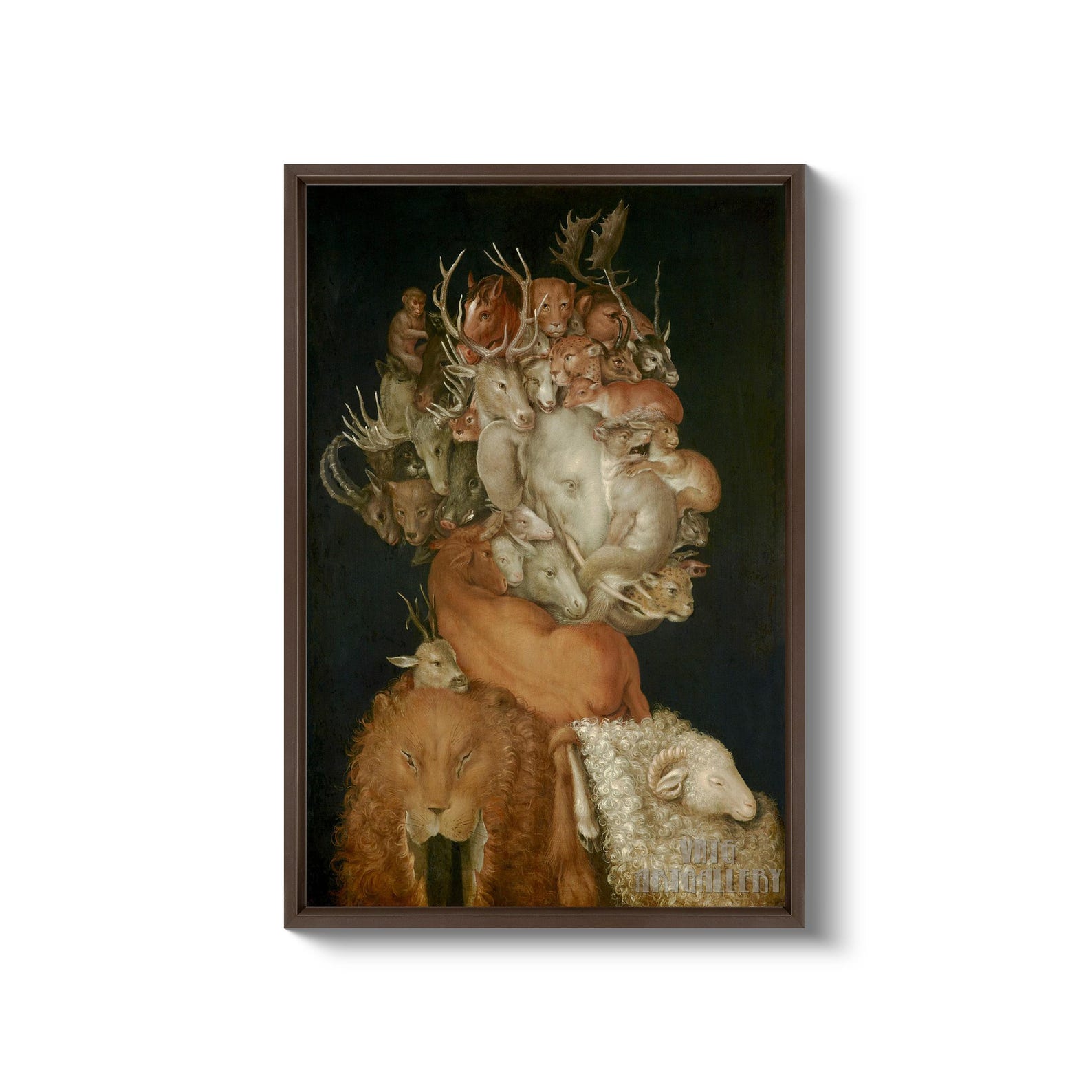 Giuseppe Arcimboldo : Earth (1566) Canvas Gallery Wrapped or Framed ...