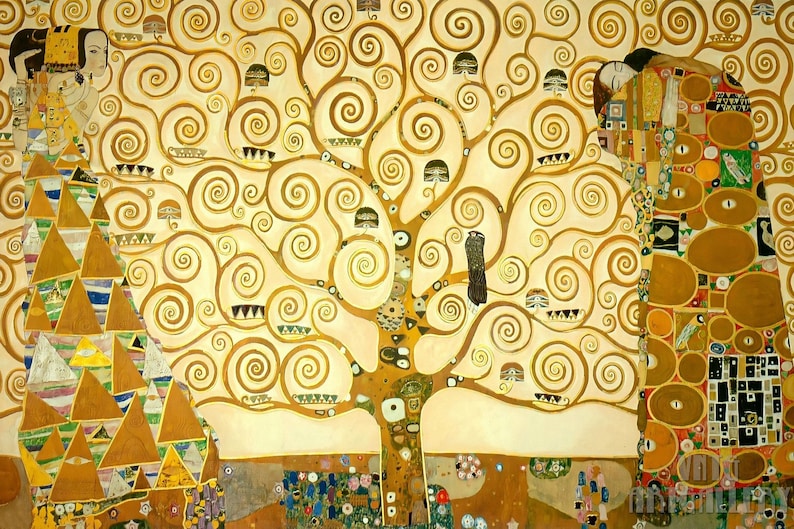 Gustav Klimt : The Tree of Life 1905 Canvas Gallery Wrapped or Framed Giclee Wall Art Print D4060 image 1