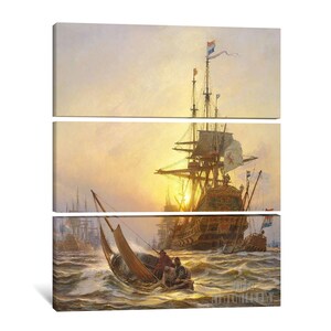 Christian Mølsted : Hans Rostgaard Sails During a Storm to the Dutch ...