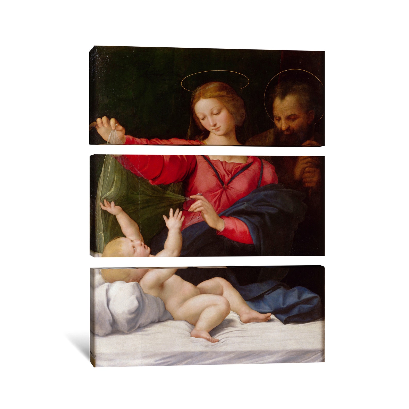 Rafaël Santi : Madonna of Loreto 1509 Canvas Gallery Wrapped - Etsy UK