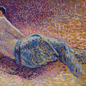 Maximilien Luce: Worker’s Rest (1888) Galerie verpackt oder gerahmt Giclee Wandkunst Druck Digitally Remastered (D4060)