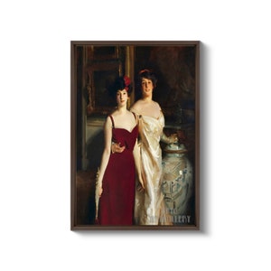 John Singer Sargent : Ena and Betty Daughters of Asher and - Etsy