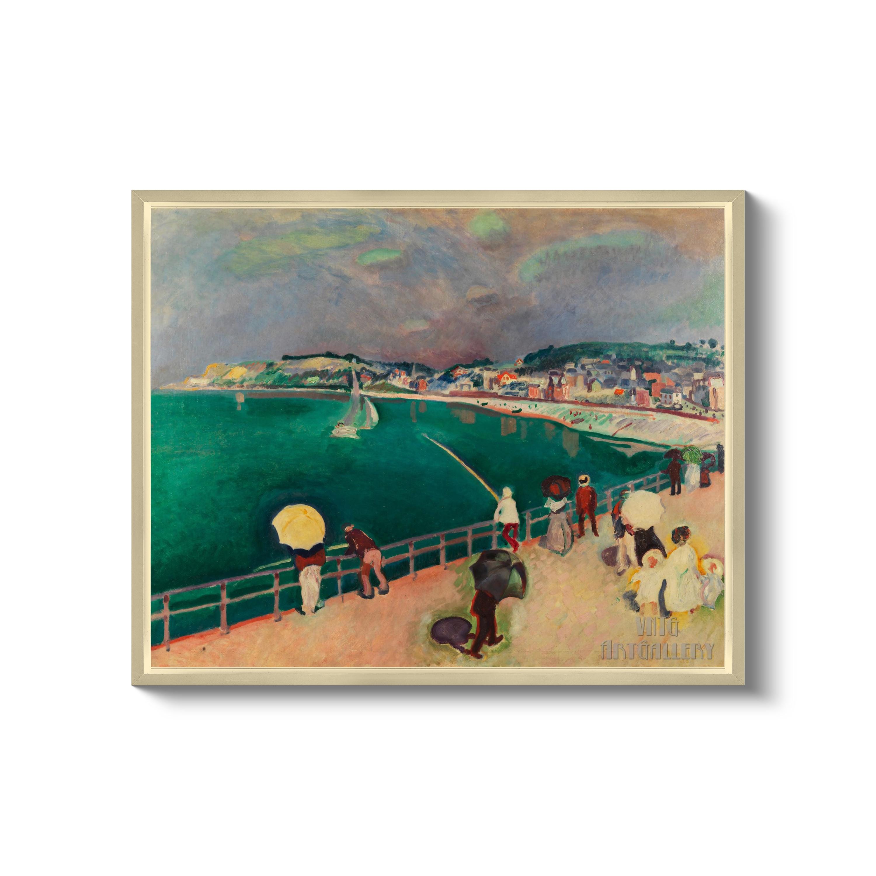 Raoul Dufy - La Baie De Sainte-adresse Canvas Gallery Wrapped or