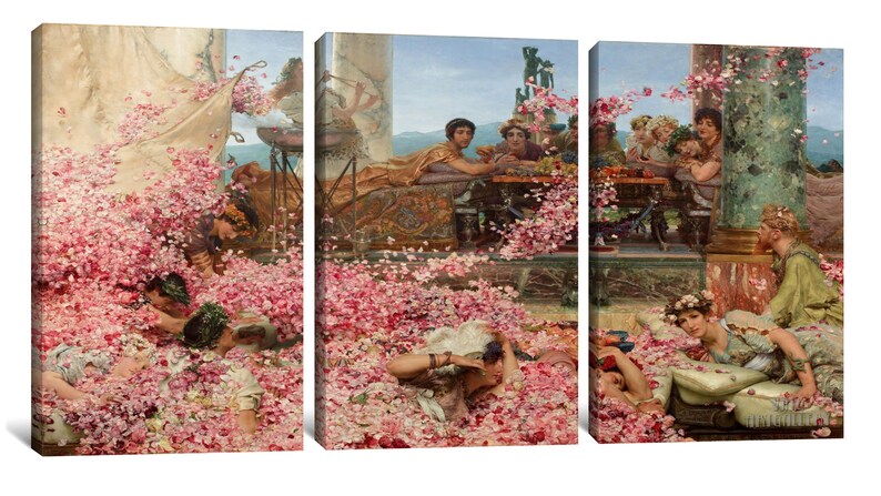 Sir Lawrence Alma-tadema : the Roses of Heliogabalus 1888 - Etsy