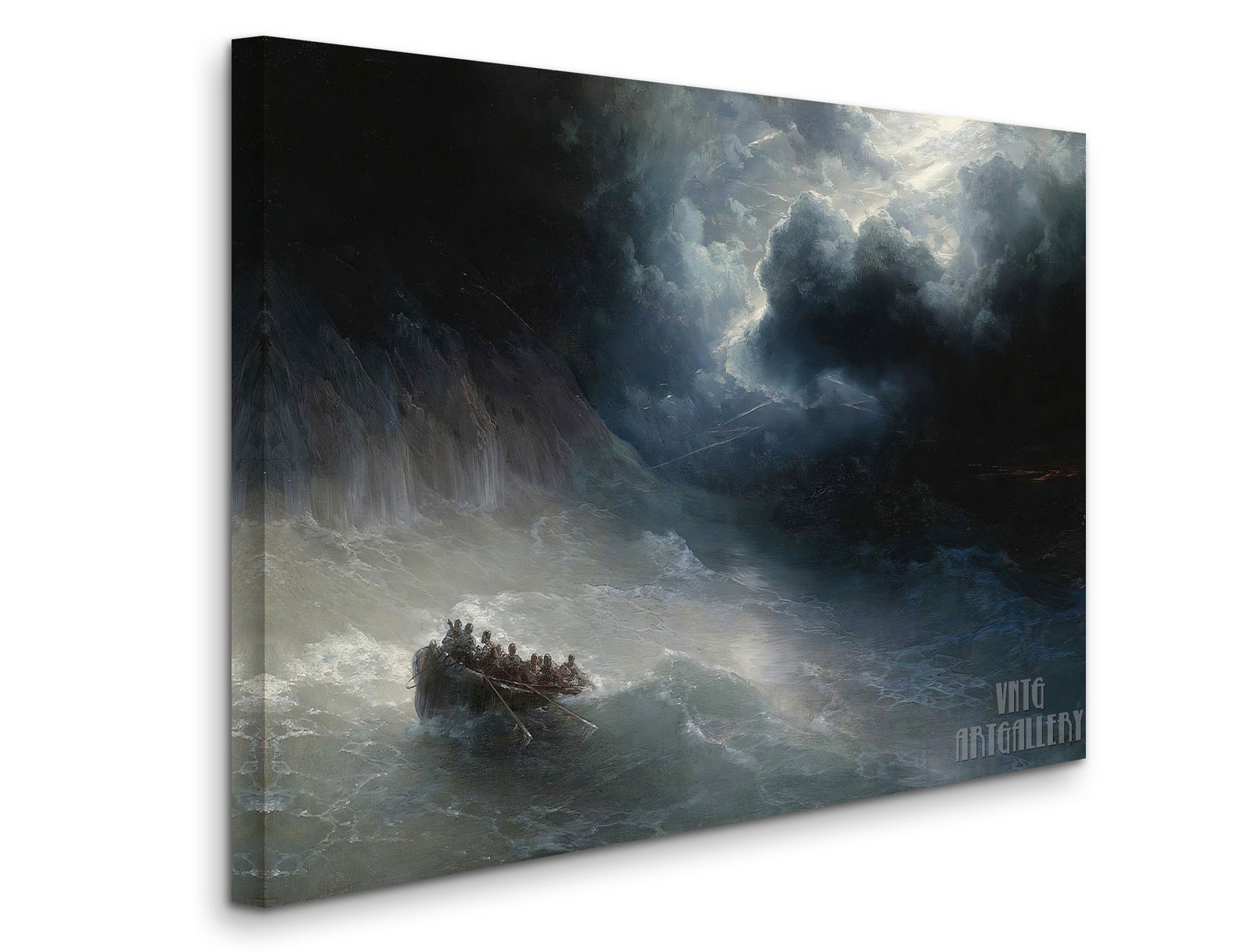 Ivan Aivazovsky : the Wrath of the Seas 1886 Canvas Gallery - Etsy