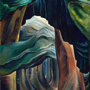 Emily Carr: Forest British Columbia (1932) Leinwand Galerie gewickelt oder gerahmt Giclee Wandkunst Druck digital remastered (D6040)