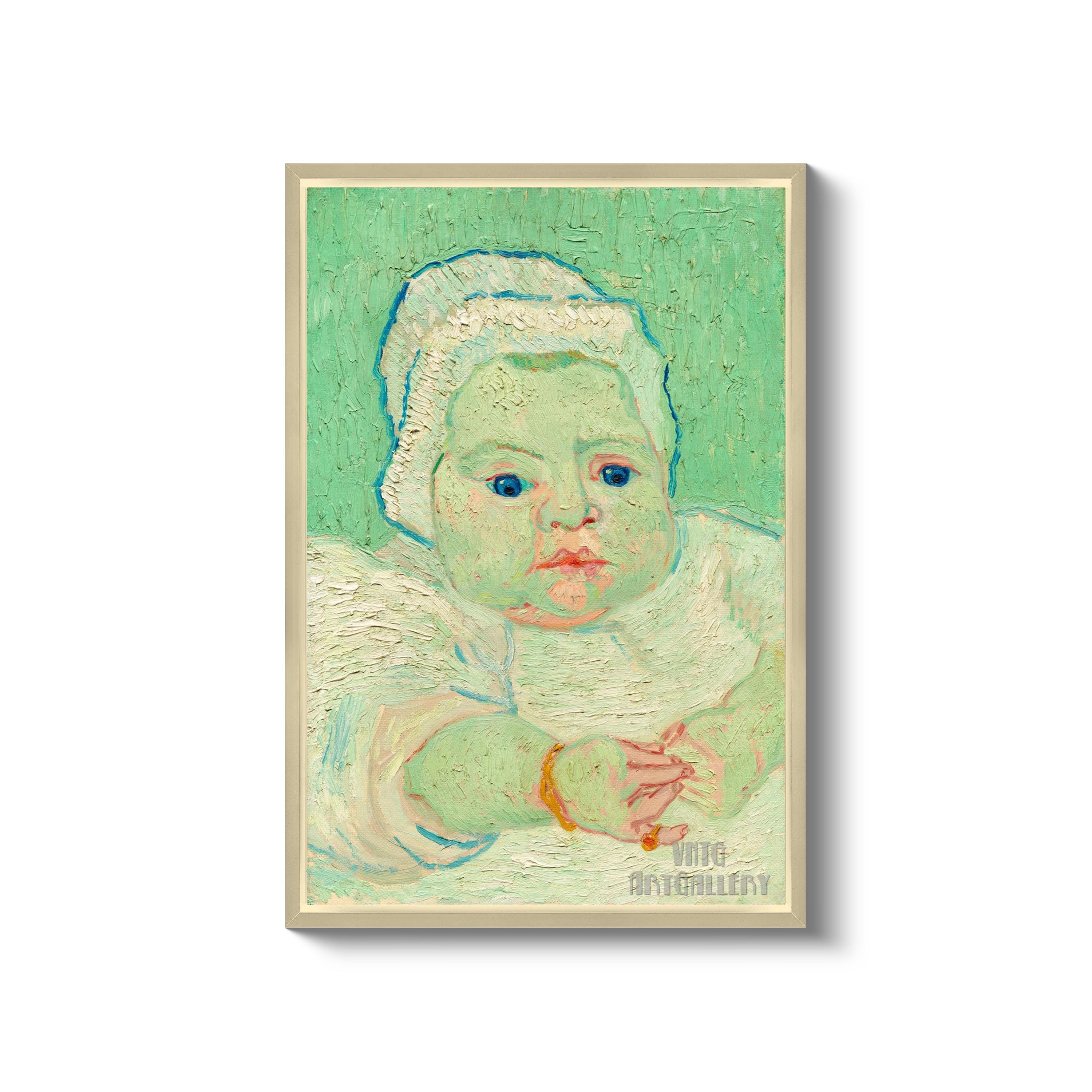 Vincent Van Gogh : the Baby Marcelle Roulin (1888) Canvas Gallery ...