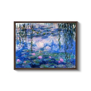 Claude Monet : Water Lilies Nympheas 1919 Canvas Gallery Wrapped or Framed Giclee Wall Art Print D5060 image 7