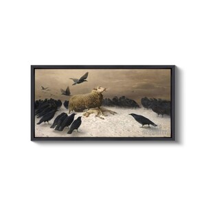 August Friedrich Schenck : Anguish (1878) Canvas Gallery Wrapped or ...