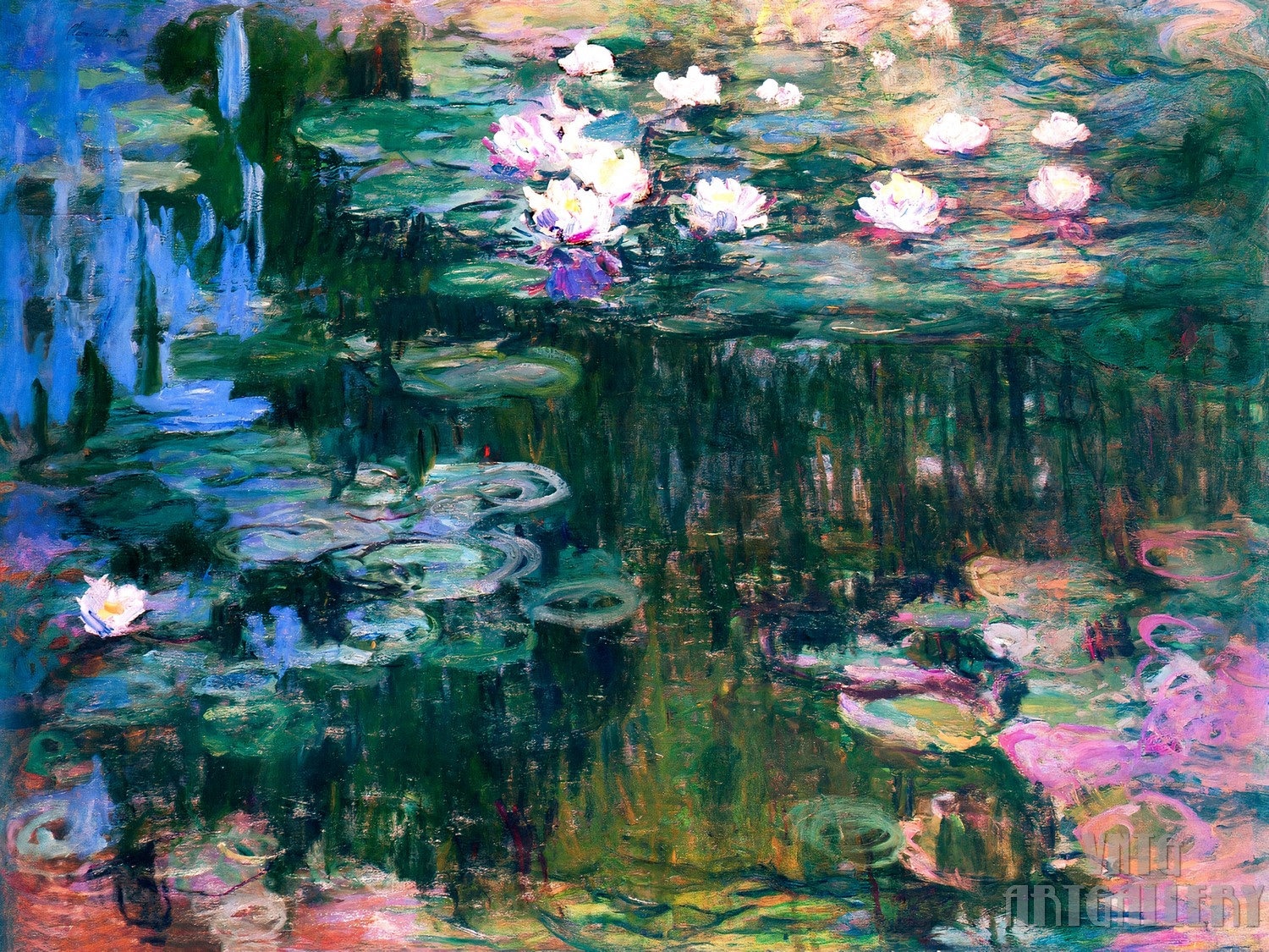 クロード・モネ　睡蓮 睡蓮 クロード·モネ | 油絵複製画 | KOSH mArt 日本