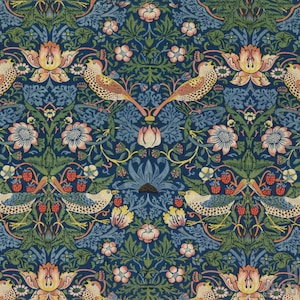 William Morris : Strawberry Thief (1883) Canvas Gallery Wrapped or Framed Giclee Wall Art Print Digitally Remastered (D4560)
