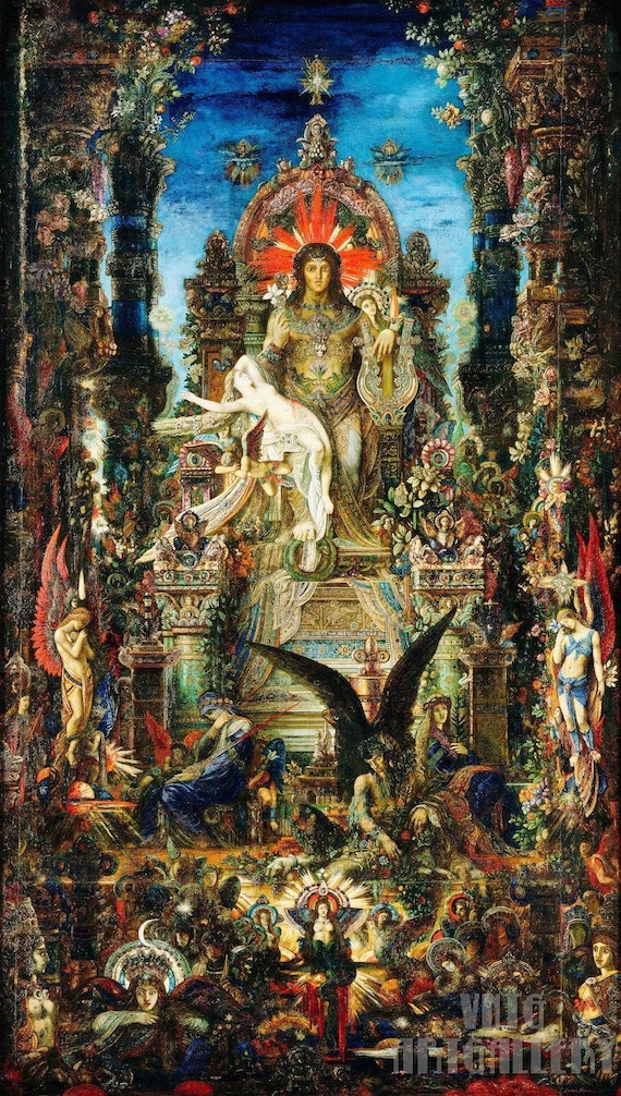 ギュスターヴ・モロー - ユピテルとセメレ (1894-1895
