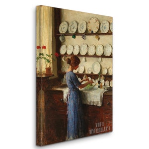 William Henry Margetson : the Lady of the House date Unknown Canvas ...