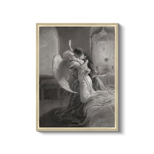 Mihaly Zichy Romantic Encounter Toile murale Impression sur
