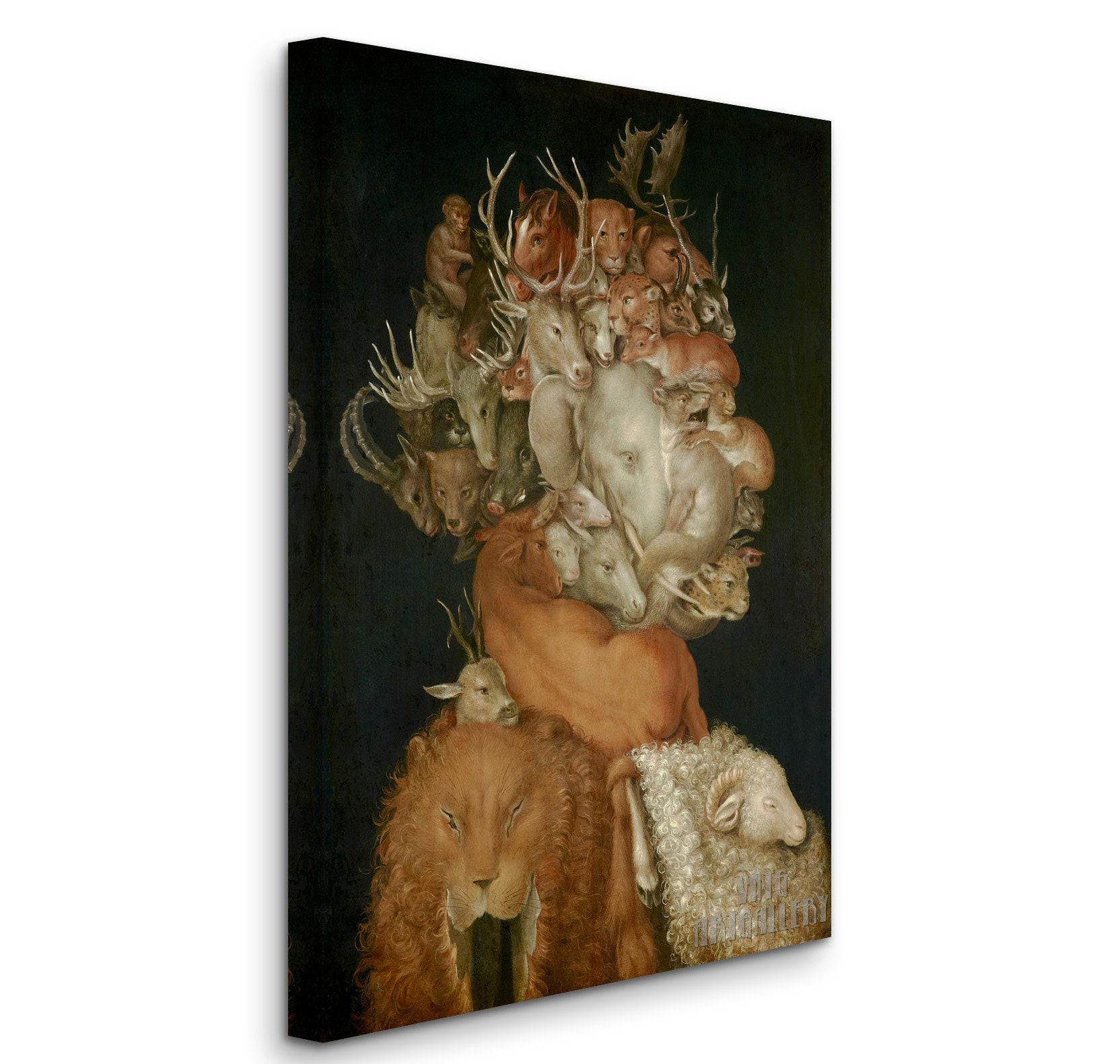 Giuseppe Arcimboldo : Earth (1566) Canvas Gallery Wrapped or Framed ...