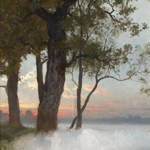 August Malmström : Älvaleken, a Study for the Dancing Fairies (1850) Canvas Gallery Wrapped Giclee Wall Art Print (D6040)